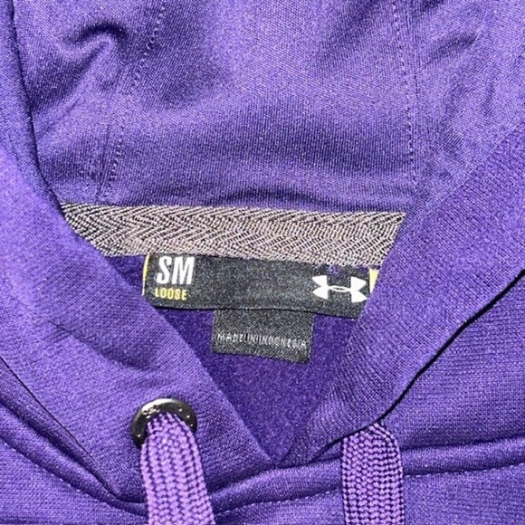 Mens TCU Purple Horned Frogs Under Armour Storm Hoodie Sweatshirt Sz S Pullover - Picture 3 of 5